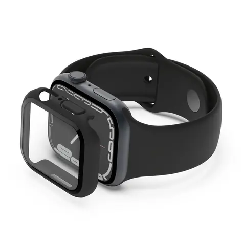 Belkin ScreenForce 2-in-1 Schutzhülle für Apple Watch Series 4/5/6/SE/7/8/9 (40/41 mm) Schwarz