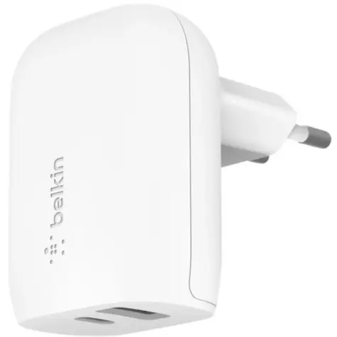 Belkin BOOST CHARGE Ladegerät weiß / Ladegerät / USB-C / USB-A / 37 W / PD