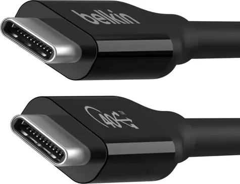 Belkin Kabel USB4 schwarz / USB-C / 100 W / 0,8 m