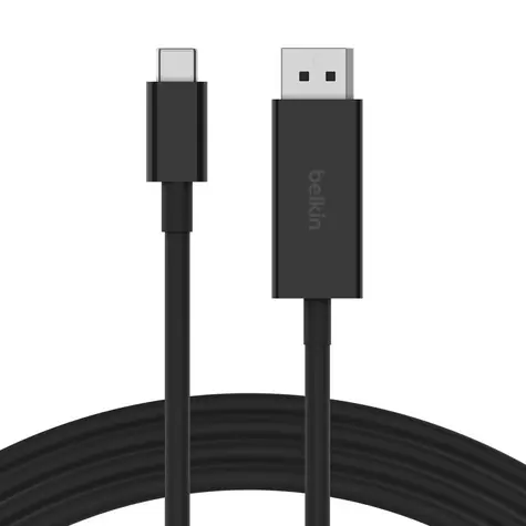 Belkin USB-C auf DisplayPort 1.4 Kabel, schwarz / 2 m