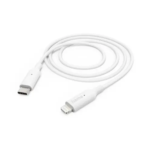 HAMA MFi USB-C Lightning-Kabel für Apple , weiß / 1 m