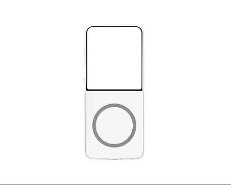 Samsung Transparente Hülle mit Magnethalterung Flip7 Transparent