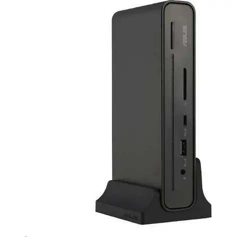 Asus DC301 Triple-Display-USB-C-Dockingstation, schwarz / 2x USB-C / 2x USB-A / RJ45 / HDMI / 2x DP / 3,5-mm-Klinkenanschluss / SD-Kartenleser / DC