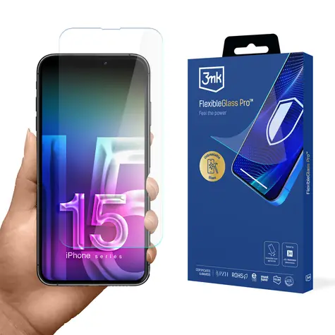 3mk FlexibleGlass Pro Hybridglas für Apple iPhone 15 Pro Max