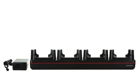 Honeywell 4-Steckplatz-Ladegerät für CT40, CT40XP, CT45, CT45XP und CT47 mit Schutzrahmen