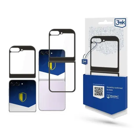 3mk Satin Armor Case+ Flip Schutzhülle für Samsung Galaxy Z Flip 7, transparent