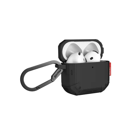 SKINARMA Mecha CE Hülle für AirPods 4 Schwarz