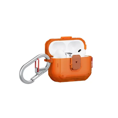SKINARMA MECHA LE Hülle für AirPods Pro 3, Frostorange