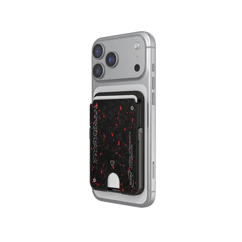 SKINARMA Vector Magnetkartenhalter mit Smartphone-Halterung, Schwarz