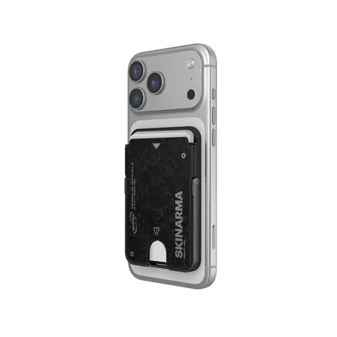 SKINARMA Vector Magnetkartenhalter mit intelligenter Handyhalterung, Onyx