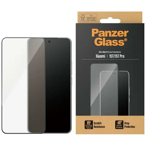 PanzerGlass UWF Panzerglas für XIAOMI 15T/15T Pro schwarz