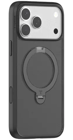 Torras Ostand Q3 Spin Case Schutzhülle für Apple iPhone 17 Pro Schwarz