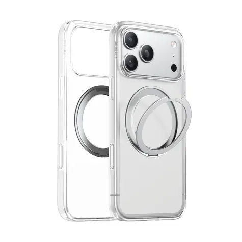 Torras Ostand Pro Schutzhülle für Apple iPhone 17 Pro, transparent
