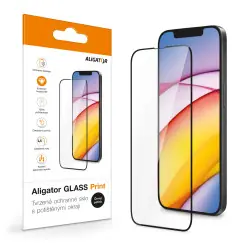 Aligator -Displayschutzfolie aus Glas mit Aufdruck für XIAOMI 17T, schwarz