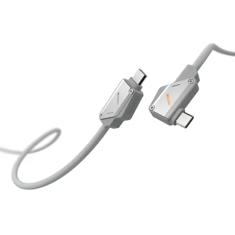 Aulumu M07 USB-C Daten- und Ladekabel aus Aluminiumlegierung, 2 m, Grau