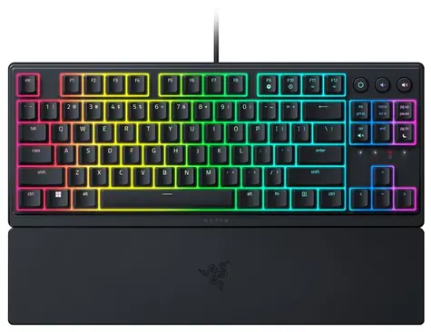Ausgepackt - Razer Ornata V3 TKL schwarz / Gaming-Tastatur / Hybrid / USB / Razer Mecha-Membran-Schalter / US / ausgepackt