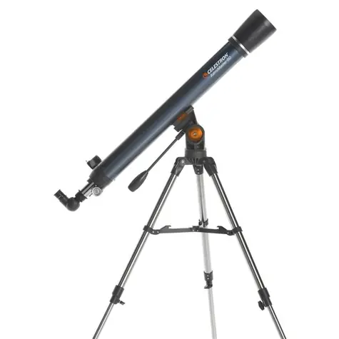 Celestron AstroMaster 90AZ / Refraktor-Fernglas (Objektiv) / Vorderteildurchmesser 90 mm