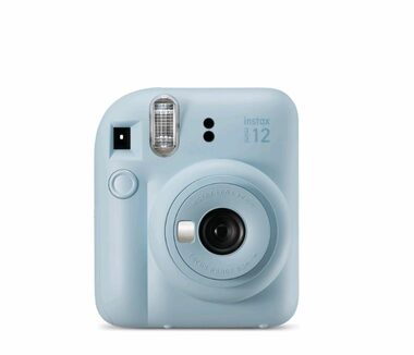 Fujifilm INSTAX MINI 12 blau / Analogkamera / für Sofortfotografie 