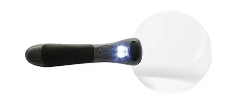Konus Lux-90 / Handlupe / 2,5x / LED