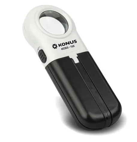 Konus Flexo-mini / Handlupe / 8x / LED 