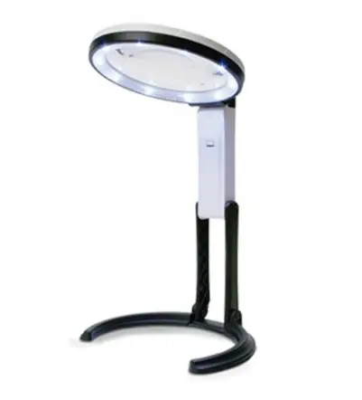 Konus Flexo-120 / Tischlupe / 2x/5x / LED