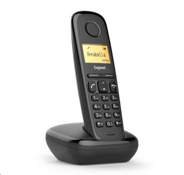 Gigaset A170 schwarz / DECT-Schnurlostelefon / LCD-Display