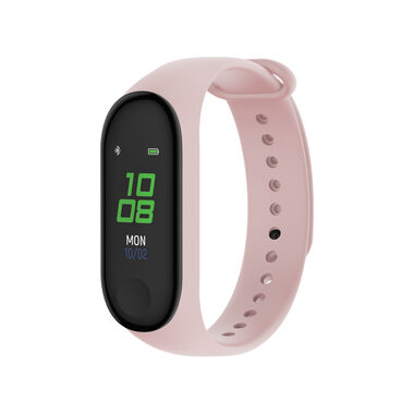 Forever SB-50 Pink / Fitnessarmband / BT 5.0 / 90 mAh / Herzfrequenzmessung