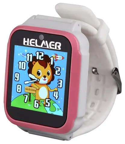 HELMER KW 801 rosa / Kinder-Smartwatch / 1,54" / 240 x 240 / microSD / Kamera 