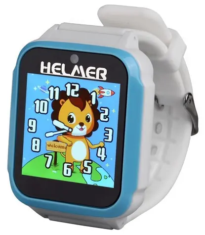 HELMER KW 801 blau / Kinder-Smartwatch / 1,54" / 240 x 240 / microSD / Kamera 