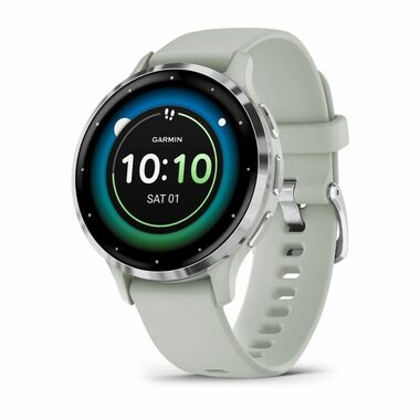 Garmin Venu 3S silbergrau / Smartwatch / 1,2" / BT / ANT+ / WLAN / 5ATM