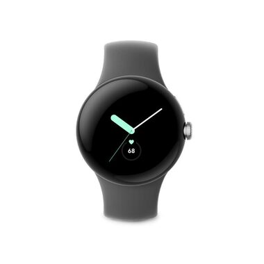 Google Pixel Watch 41 mm silbergrau / Smartwatch / AMOLED / 5ATM / Wi-Fi / BT