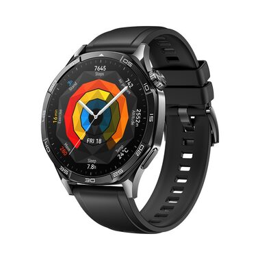 Huawei Watch GT 5 46mm Active schwarz / Smartwatch / 1,43" AMOLED / 466x466 / GPS + NFC / 5 ATM