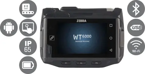 ZEBRA WT6000 / BT / WLAN / USB / Touchscreen / Akku / Android 5.1