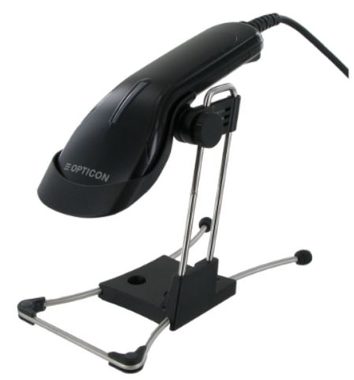 Opticon L-22X schwarz / 1D- und 2D-Barcodescanner / CMOS / USB+RS232 / Standfuß