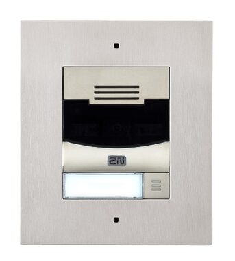2N Ateus-9155301CF IP Solo Nickel - Türsprechanlage / 1 TL./ HD-Kamera / Unterputzmontage (inkl. Rahmen)