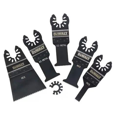 DeWalt DT20732 / Sägeblatt-Set für Schwingschleifer / 5-tlg.