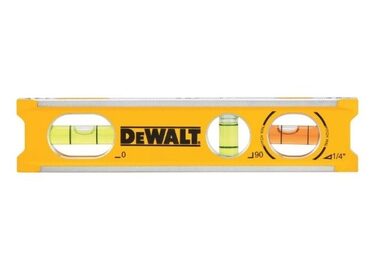 DeWalt DWHT42525-0 Mini-Magnetwasserwaage 16,5 cm / 3 Libellen