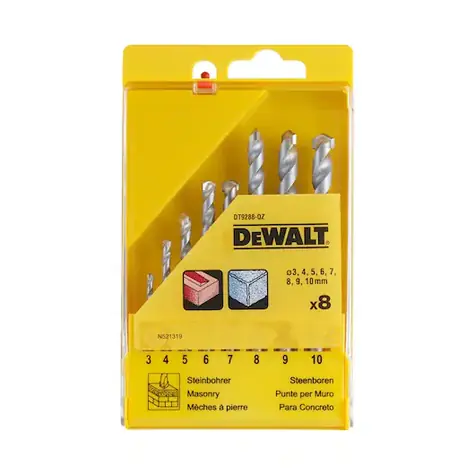 DeWalt DT9288 / Steinbohrersatz / 3-10 mm / 8-tlg
