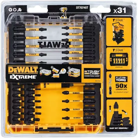 DeWalt DT70745T Extreme FlexTorq / Bitsatz / 31-teilig