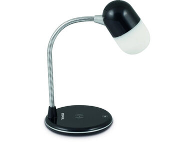 TechniSat VIOLA schwarz / LED Tischleuchte / Wireless Charging / dimmbar / BT 5.0 / 3W Lautsprecher / 2800K - 8900K