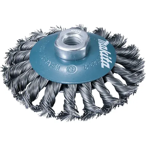 Makita D-39861 Scheiben-Stahldrahtbürste 100 mm / gezopft / M14x2