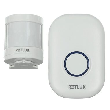 Retlux RDB 113 Durchgangsmelder mit drahtlosem PIR-Sensor