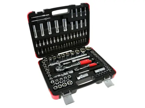 TVARDY Profi-Steckschlüsselsatz 108-teilig 1/4" - 1/2" 
