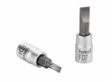 FORTUM Schlitzschraubendreher-Bit 1/4" / 5,5 mm / L 37 mm / CrV/S2 