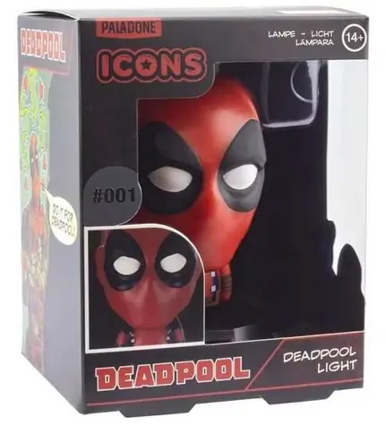 Paladone Tischlampe Icon Light Deadpool MARVEL / 2x AA