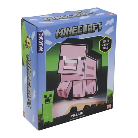 Paladone Light Pig Box Minecraft / Tischlampe / 3x AAA