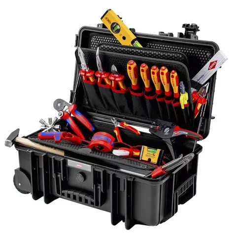 Knipex Werkzeugkoffer Robust26 Move Electric / Werkzeugkoffer