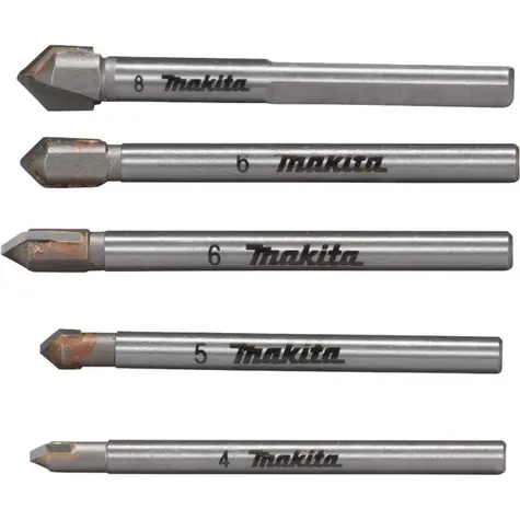 Makita E-25410 Glas- und Fliesenbohrer-Set, 5-teilig
