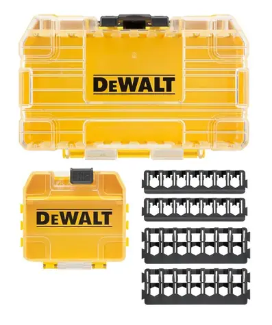 DeWalt DT70801 / Robustes Etui, kleiner Organizer und Bit-Magazin-Set