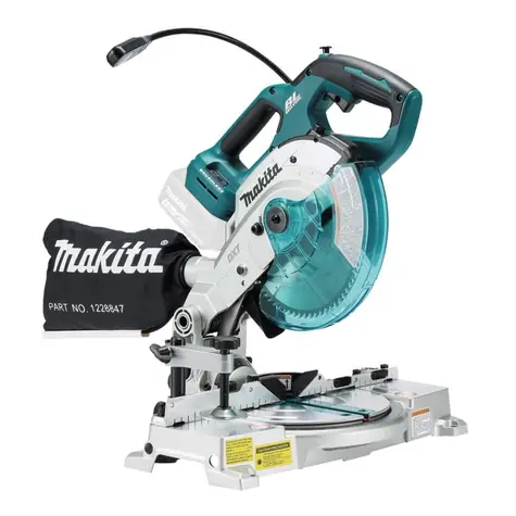 Makita DLS600Z / Akku-Gehrungssäge / 18V / Sägeblatt: 165 mm / 5000 U/min 